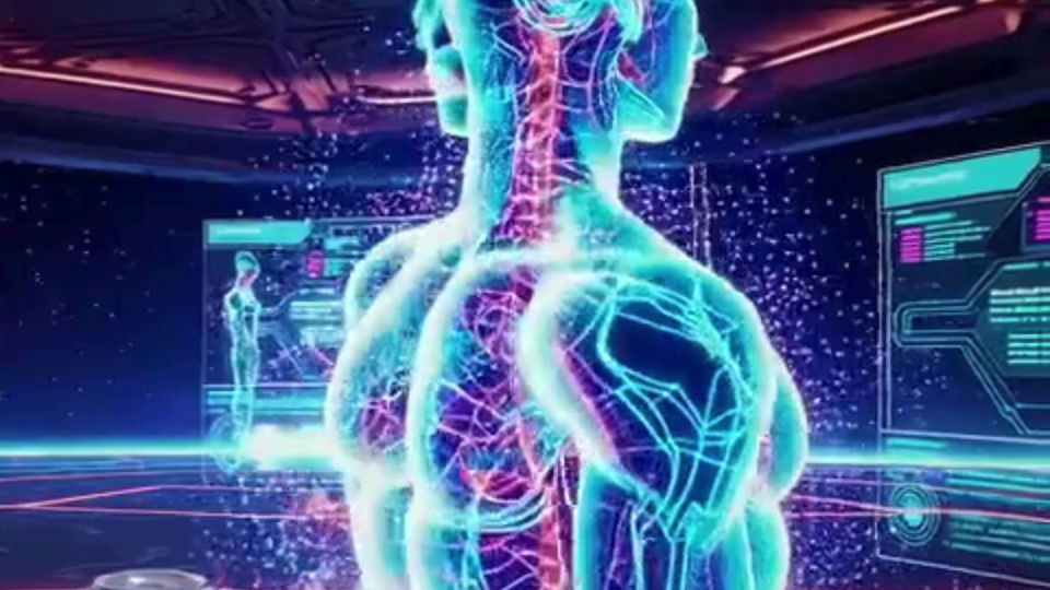 Futuristic Holographic